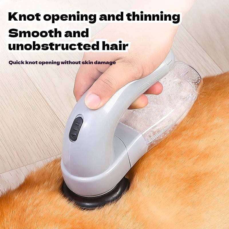 Portable Electric Cat and Dog Hair Vacuum Massage Clean Dual Purpose Cleaner Device Cleaning Vacuum Cleaner Cat Grooming Tools