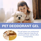 Yegbong 200g Pet Deodorant Gel Air Freshener Long-Lasting Natural Plant Fragrance Clean Cat Dog Body Odor Urine Odor Eliminator