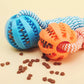 Durable Braided Rope Pet Chew Toy Ball - Dental Cleaning & Treat Dispenser, Fetch & Tug Play for Small/Medium Dogs