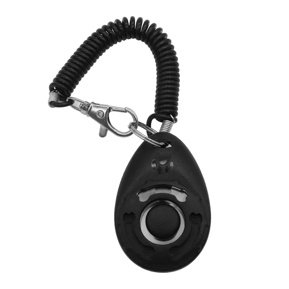Dog Training Clicker – High-Quality Plastic Sound Trainer & Whistle Tool for Obedience, Bark Control & Positive Pet Training