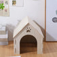 Best-selling oversized wooden guinea pig and small animal hiding spots - Totoro wooden nest, wooden house, devil squirrel house