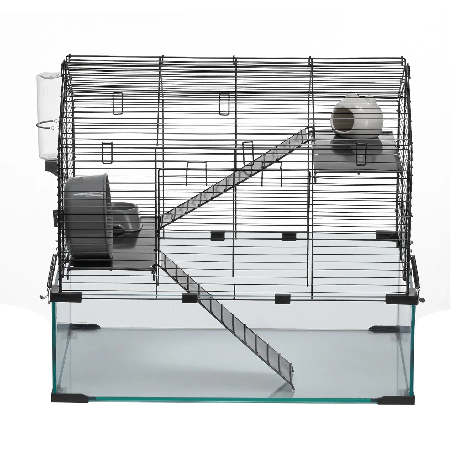 Hamster Cage Habitat 22.8 x 15 x 21.3" Pet Rodent Gerbil Mice Small Animal House