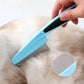 Pet Grooming Comb Durable Long-handled Pet Flea Comb Dog and cat dense tooth comb to remove lice Pet supplies Pet comb