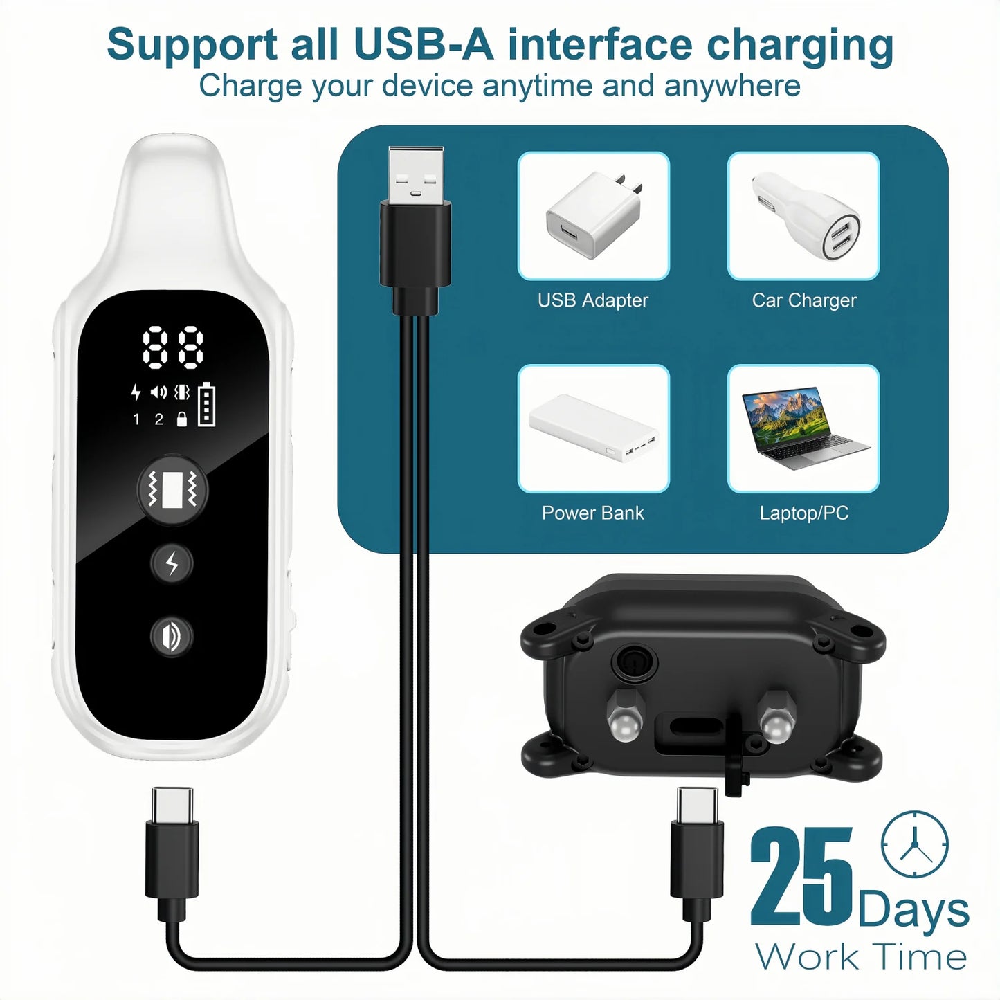 YHLC 800m Dog Training Collar – Waterproof Rechargeable Remote Trainer with LCD Display, Beep & Vibration for All Dog Sizes