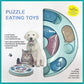 Smart Wheel Slow Feeder Puzzle Toy – Interactive Food Dispenser Tray for Dogs & Cats, Anti-Choke Pet Feeding Bowl
