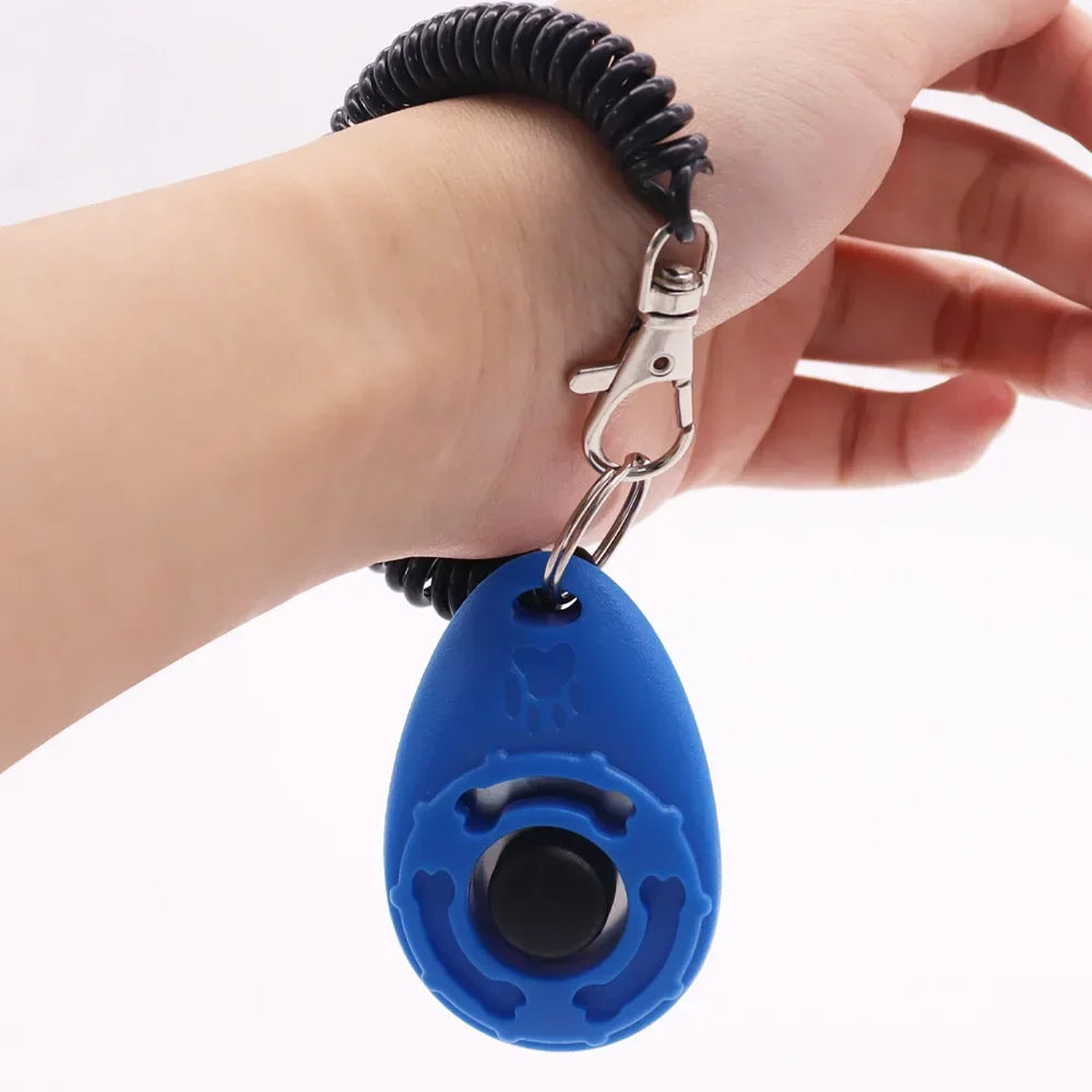 Dog Training Clicker – High-Quality Plastic Sound Trainer & Whistle Tool for Obedience, Bark Control & Positive Pet Training