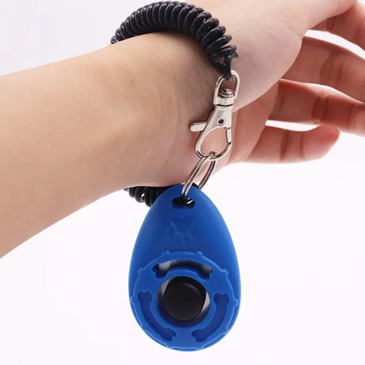 Dog Training Clicker – High-Quality Plastic Sound Trainer & Whistle Tool for Obedience, Bark Control & Positive Pet Training