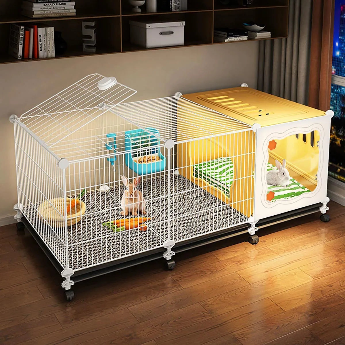 Encrypted Rabbit Cage Household Indoor Large Cleaning Tray Guinea Pig Special Nest Guinea Pig Cage