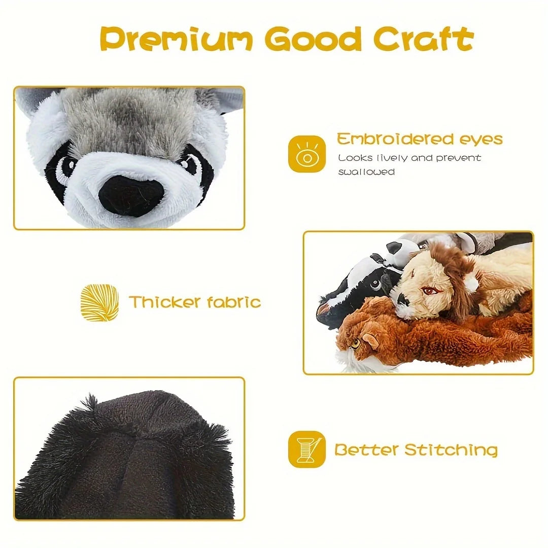 Squeaky Plush Dog Toy – Durable Soft Chew Toy for Small & Large Dogs, Interactive Teething Play, Perfect Pet Gift