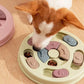 Smart Wheel Slow Feeder Puzzle Toy – Interactive Food Dispenser Tray for Dogs & Cats, Anti-Choke Pet Feeding Bowl