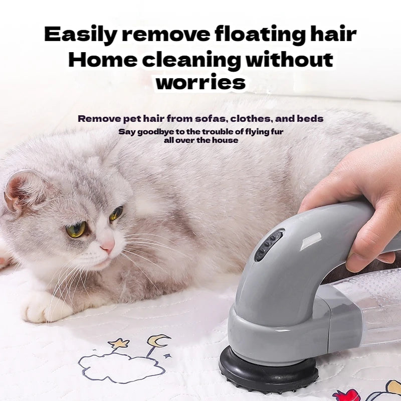 Portable Electric Cat and Dog Hair Vacuum Massage Clean Dual Purpose Cleaner Device  Cleaning Vacuum Cleaner Cat Grooming Tools