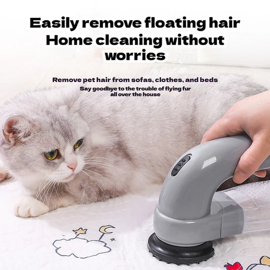 Portable Electric Cat and Dog Hair Vacuum Massage Clean Dual Purpose Cleaner Device  Cleaning Vacuum Cleaner Cat Grooming Tools
