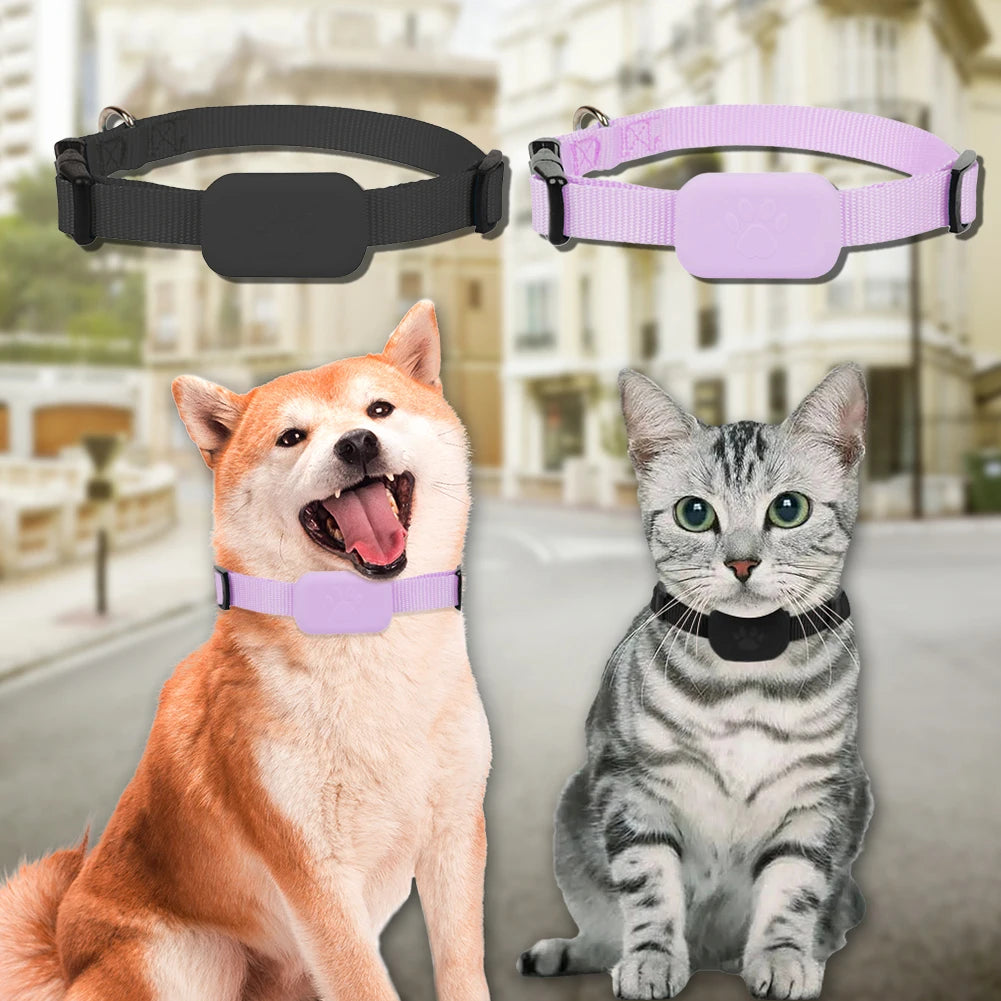 For iOS Mini GPS Tracker Battery Operated Dog Collar Animal Tracking Movement Alert Collar for Small Medium Large Dogs