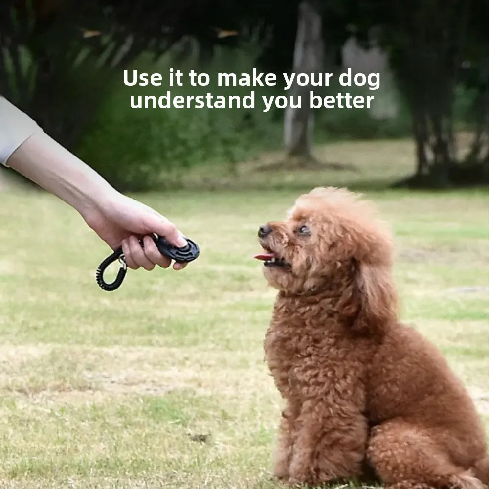 Dog Training Clicker – High-Quality Plastic Sound Trainer & Whistle Tool for Obedience, Bark Control & Positive Pet Training