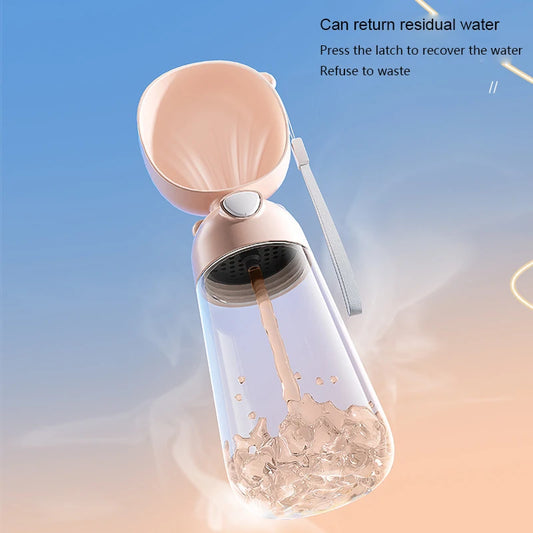 NONOR Dog Water Cup Pet Portable Water Bottle Dog Cat Travel Pet Water Bowl With Food Dispenser Pet Dog Supplies