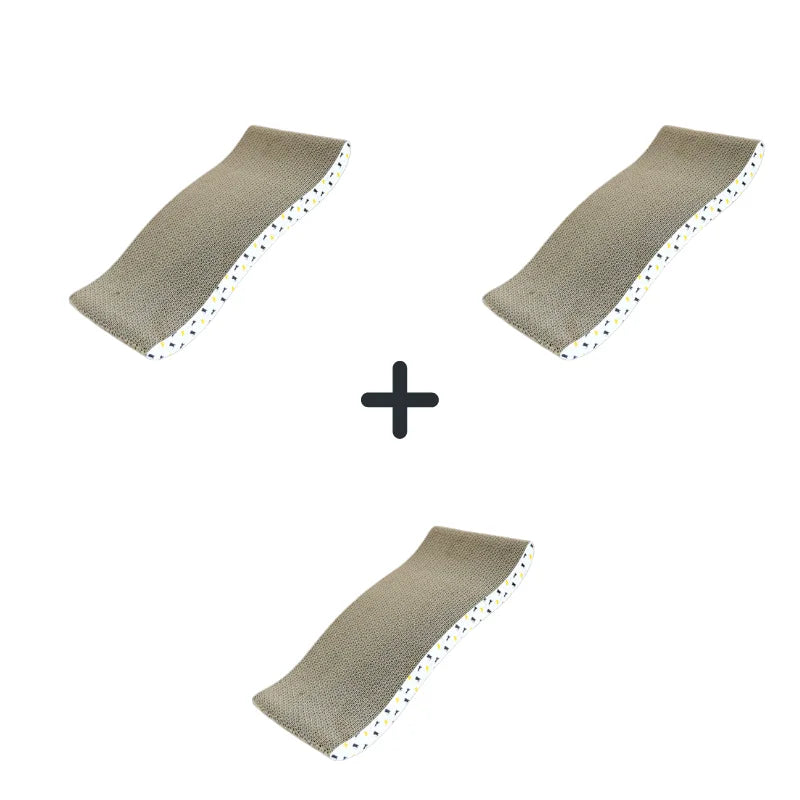 Cat scratching board cardboard cat scratching mat box for indoor cats scratching bed reversible durable with catnip