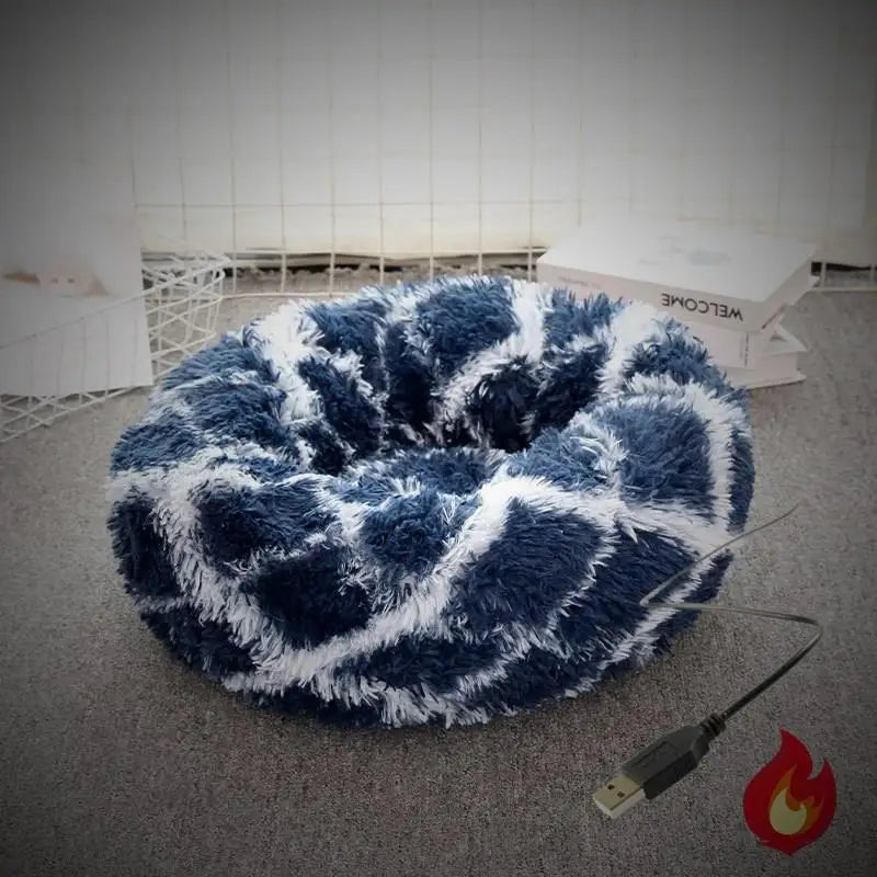 Pet Electric Blanket Heating Cat Bed Winter Thickened Cat and Dog Heating Pet Bed with USB Charging Pet Heating Pad