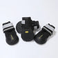 Reflective Waterproof Dog Boots – Anti-Skid Winter Shoes for Medium & Large Dogs, PU Leather Pet Sneakers (4PCS Set)